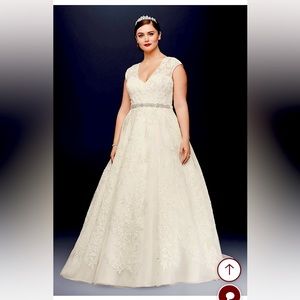 OLEG CASSINI wedding dress. Never worn or altered.